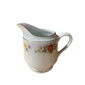 Dynasty Fine China Creamer Floral Multicolor